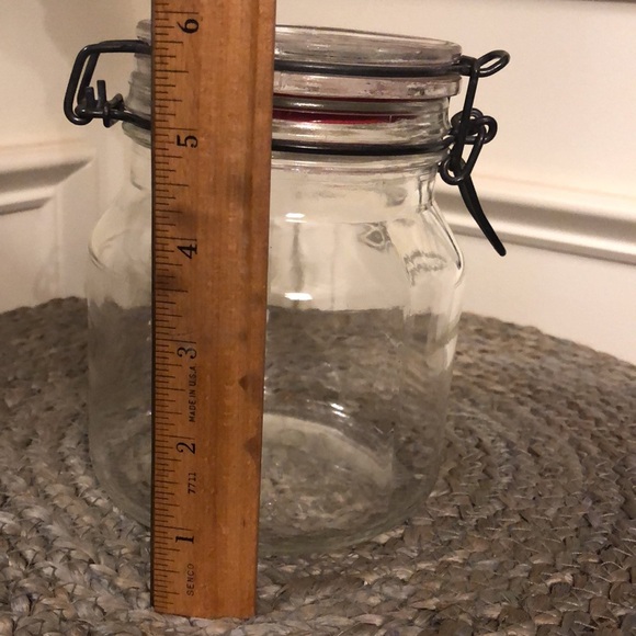 Natura glass canister jar - Picture 3 of 6